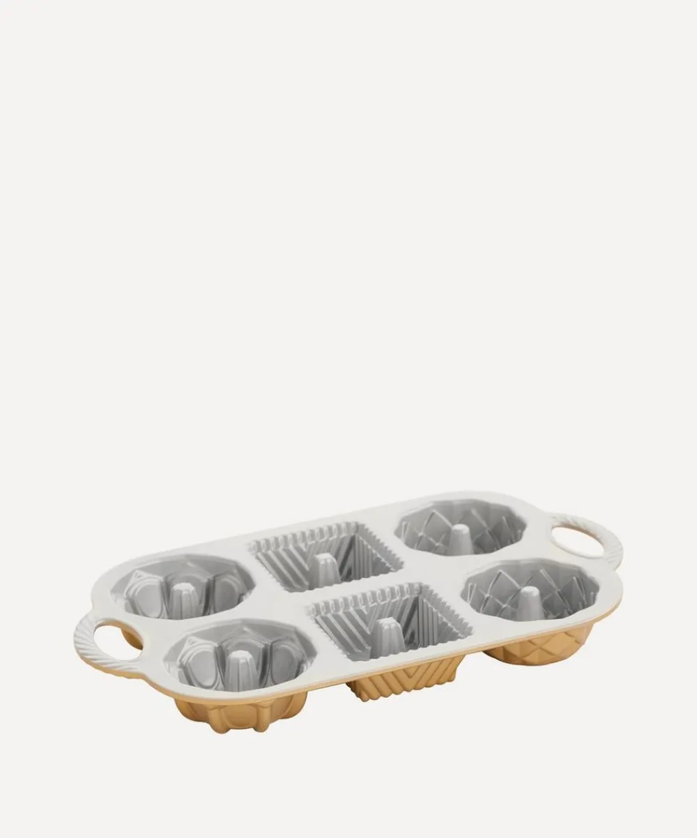 Nordic Ware Cookware^Gold Geo Bundtlette® Pan