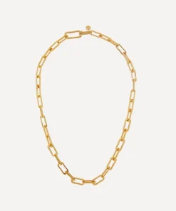 Monica Vinader Necklaces^Gold Plated Vermeil Silver Alta Capture Charm Necklace