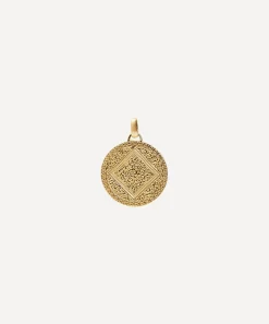 Monica Vinader Charms & Pendants^Gold Plated Vermeil Silver Mini Marie Pendant Charm