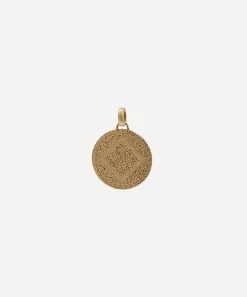 Monica Vinader Charms & Pendants^Gold Plated Vermeil Silver Mini Marie Pendant Charm