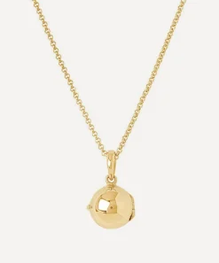Dinny Hall Necklaces^Gold Plated Vermeil Silver My World Small Orb Locket Necklace