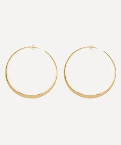 Dinny Hall Earrings^Gold Plated Vermeil Silver Signature Large Hoop Earrings