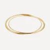 Dinny Hall Bracelets^Gold Plated Vermeil Silver Signature Double Bangle