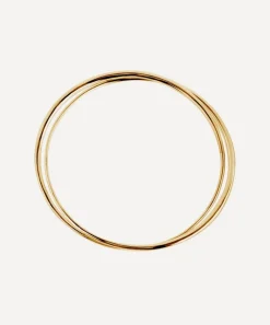 Dinny Hall Bracelets^Gold Plated Vermeil Silver Signature Double Bangle