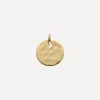 Monica Vinader Charms & Pendants^Gold Plated Vermeil Silver Ziggy Round Pendant Charm