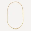 Otiumberg Necklaces^Gold Plated Vermeil Silver Locked Chain Necklace