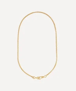 Otiumberg Necklaces^Gold Plated Vermeil Silver Locked Chain Necklace