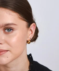 Dinny Hall Earrings^Gold Plated Vermeil Silver Small Scoop Hoop Earrings
