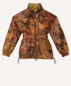 FARM Rio Coats & Jackets^Gold Savana Dream Reversible Maxi Puffer Jacket