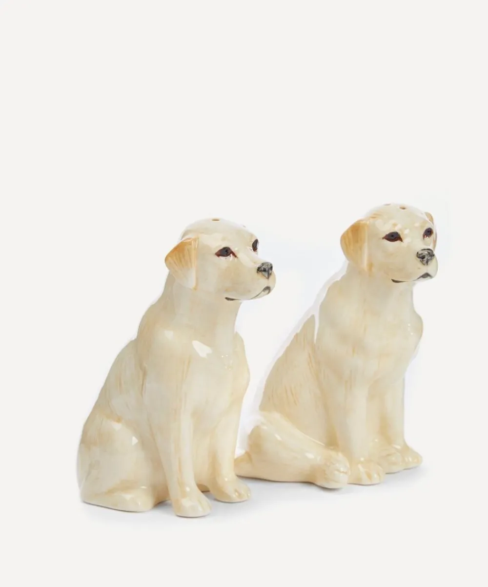 Quail Tableware^Golden Labrador Salt and Pepper Shakers
