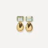 Lizzie Fortunato Earrings^Gold-Plated Bean Drop Earrings