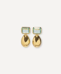 Lizzie Fortunato Earrings^Gold-Plated Bean Drop Earrings