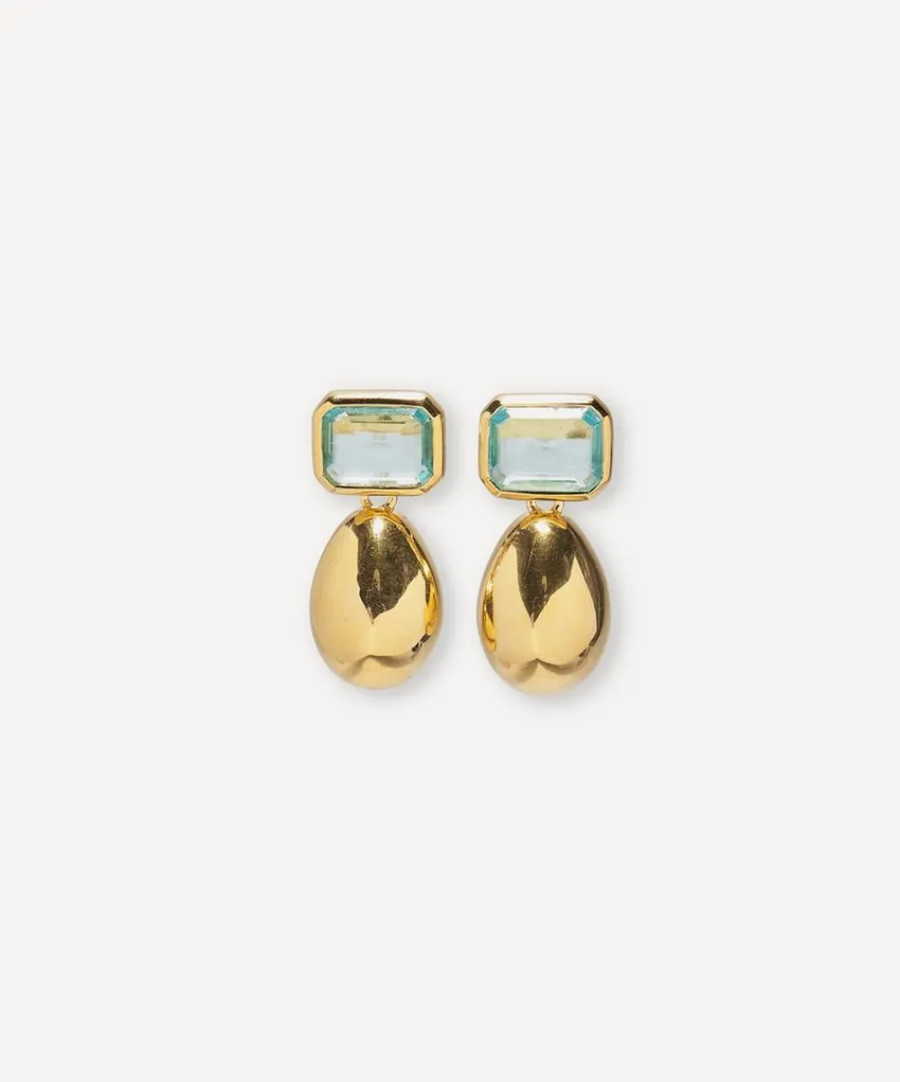 Lizzie Fortunato Earrings^Gold-Plated Bean Drop Earrings