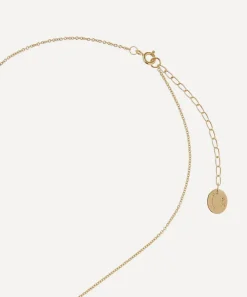 Alex Monroe Necklaces^Gold-Plated Floral Letter O Alphabet Necklace