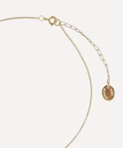 Alex Monroe Necklaces^Gold-Plated Floral Letter H Alphabet Necklace