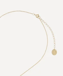 Alex Monroe Necklaces^Gold-Plated Floral Letter L Alphabet Necklace