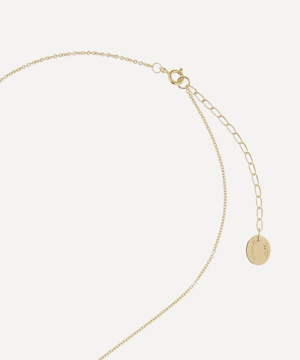 Alex Monroe Necklaces^Gold-Plated Floral Letter I Alphabet Necklace
