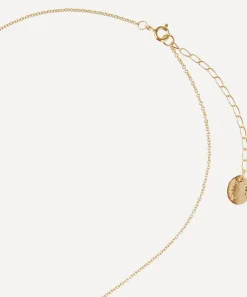 Alex Monroe Necklaces^Gold-Plated Floral Letter S Alphabet Necklace