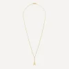 Anna + Nina Charms & Pendants^Gold-Plated La Tour Eiffel Charm Necklace