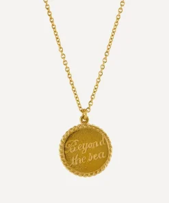 Alex Monroe Necklaces^Gold-Plated Nautical Antique Coin Pendant Necklace