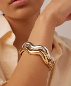 JENNY BIRD Bracelets|Bracelets^Gold-Plated Ola Bangle Bracelet