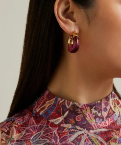 Lizzie Fortunato Earrings^Gold-Plated Organic Hoop Earrings