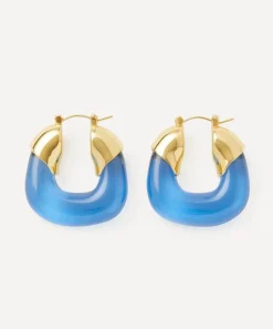Lizzie Fortunato Earrings^Gold-Plated Organic Hoop Earrings