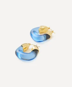 Lizzie Fortunato Earrings^Gold-Plated Organic Hoop Earrings