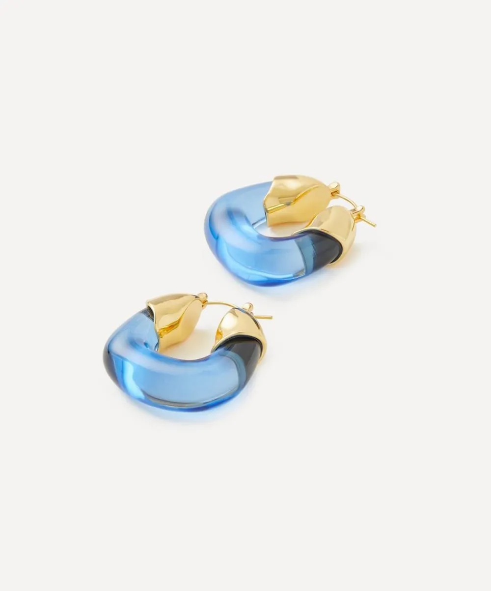 Lizzie Fortunato Earrings^Gold-Plated Organic Hoop Earrings
