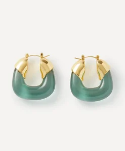Lizzie Fortunato Earrings^Gold-Plated Organic Hoop Earrings