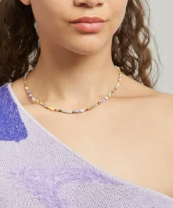 ANNI LU Necklaces^Gold-Plated Petit Alaia Beaded Necklace
