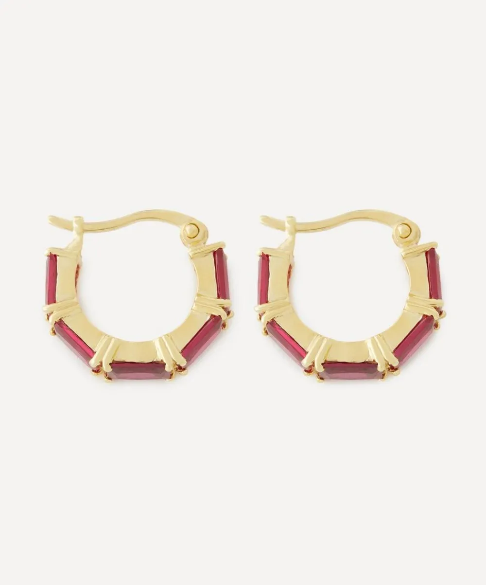 Anna + Nina Rings^Gold-Plated Rouge Ring Earrings
