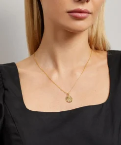 Alighieri Necklaces^Gold-Plated The Celestial Night Pendant Necklace