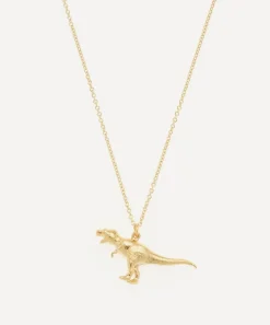 Alex Monroe Necklaces^Gold-Plated Tyrannosaurus Rex Pendant Necklace