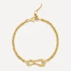 Dinny Hall Bracelets^Gold-Plated Vermeil Silver Toro Lasso Diamond Bracelet