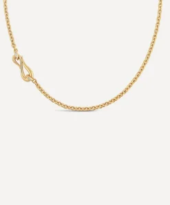 Dinny Hall Necklaces^Gold-Plated Vermeil Silver Toro Lasso Diamond Necklace