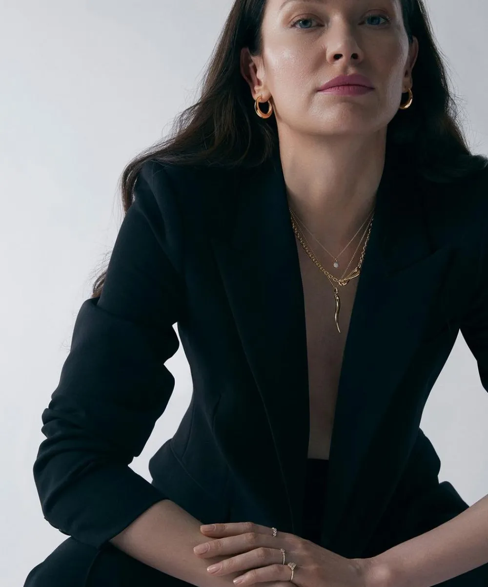 Dinny Hall Necklaces^Gold-Plated Vermeil Silver Toro Lasso Diamond Necklace