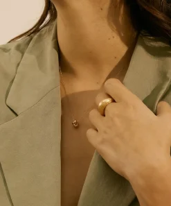 Otiumberg Necklaces^Gold-Plated Vermeil Silver Knot Pendant Necklace