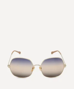Chloé Sunglasses & Glasses^Gold-Tone Square Sunglasses