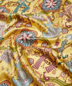 Liberty Fabrics Silk Satin^Grayson Perry for Liberty Shirley Smith II Silk Satin