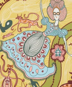 Liberty Fabrics Monument Twill^Grayson Perry for Liberty Shirley Smith II Silk Twill