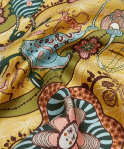 Liberty Scarves^Grayson Perry for Shirley Smith 45x45 Silk Scarf