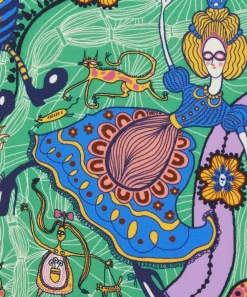 Liberty Fabrics Crepe De Chine^Grayson Perry for Liberty Shirley Smith II Crepe de Chine