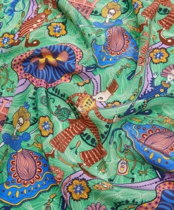 Liberty Fabrics Crepe De Chine^Grayson Perry for Liberty Shirley Smith II Crepe de Chine