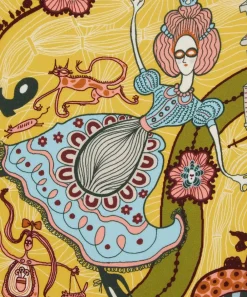 Liberty Fabrics Crepe De Chine^Grayson Perry for Liberty Shirley Smith II Crepe de Chine