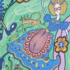 Liberty Fabrics Monument Twill^Grayson Perry for Liberty Shirley Smith II Silk Twill