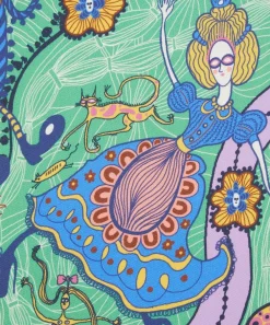 Liberty Fabrics Monument Twill^Grayson Perry for Liberty Shirley Smith II Silk Twill