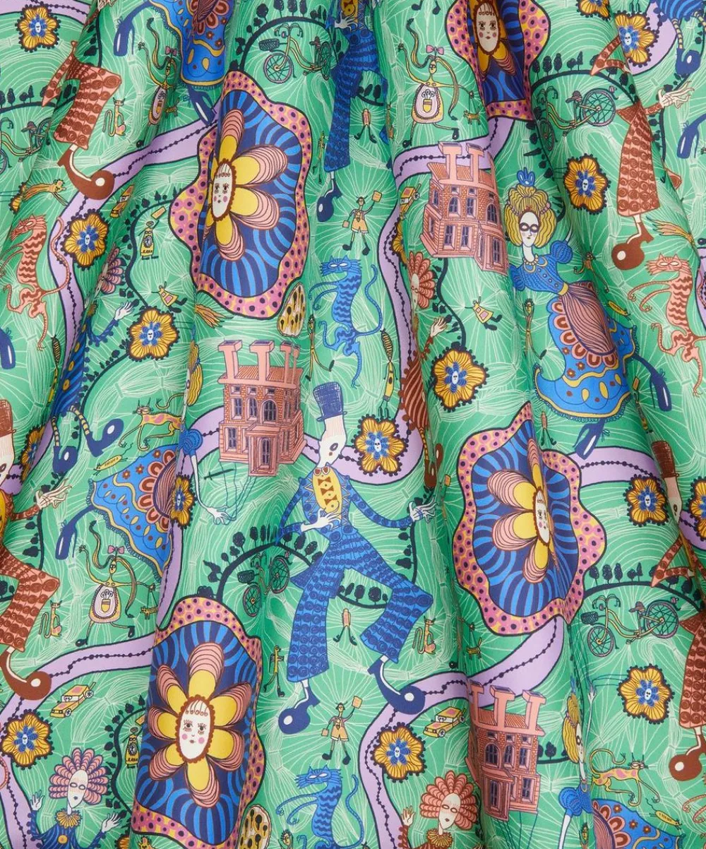 Liberty Fabrics Monument Twill^Grayson Perry for Liberty Shirley Smith II Silk Twill
