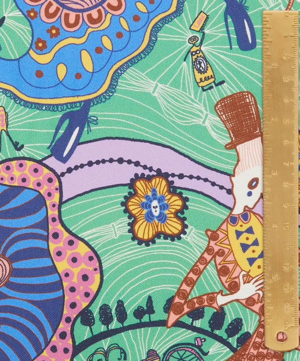 Liberty Fabrics Monument Twill^Grayson Perry for Liberty Shirley Smith II Silk Twill