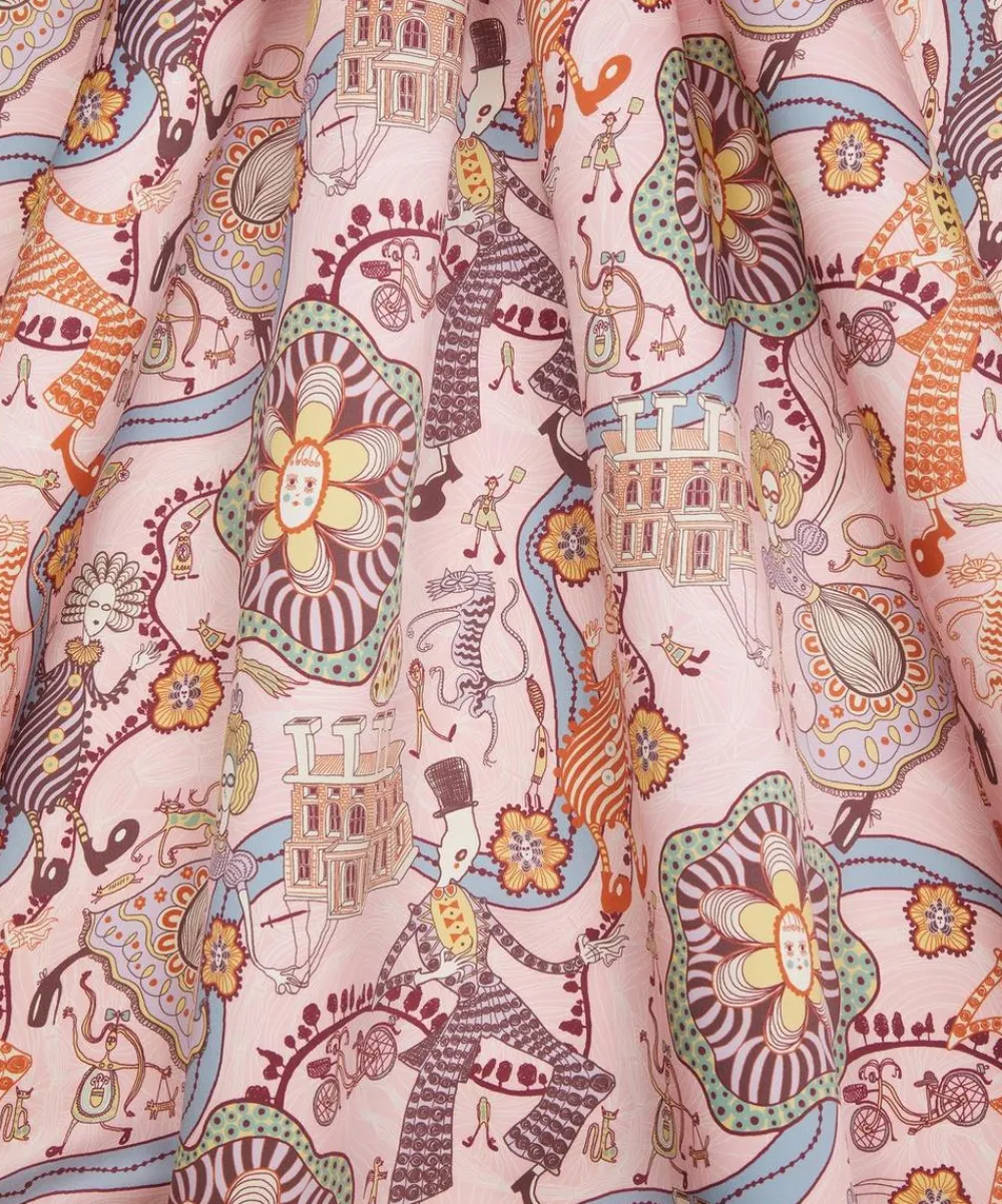 Liberty Fabrics Silk Satin^Grayson Perry for Liberty Shirley Smith II Silk Satin